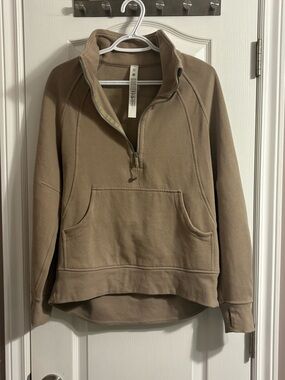 EUC Lululemon Scuba Oversized Funnel-Neck Half Zip*Long